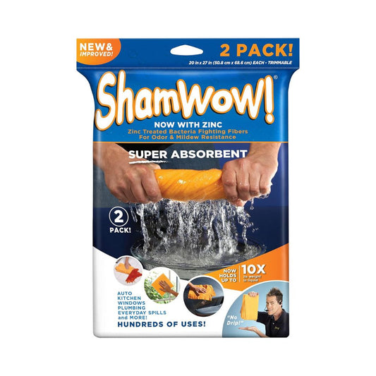 ShamWow Zinc Treated Odor Fibers (2 Pack)