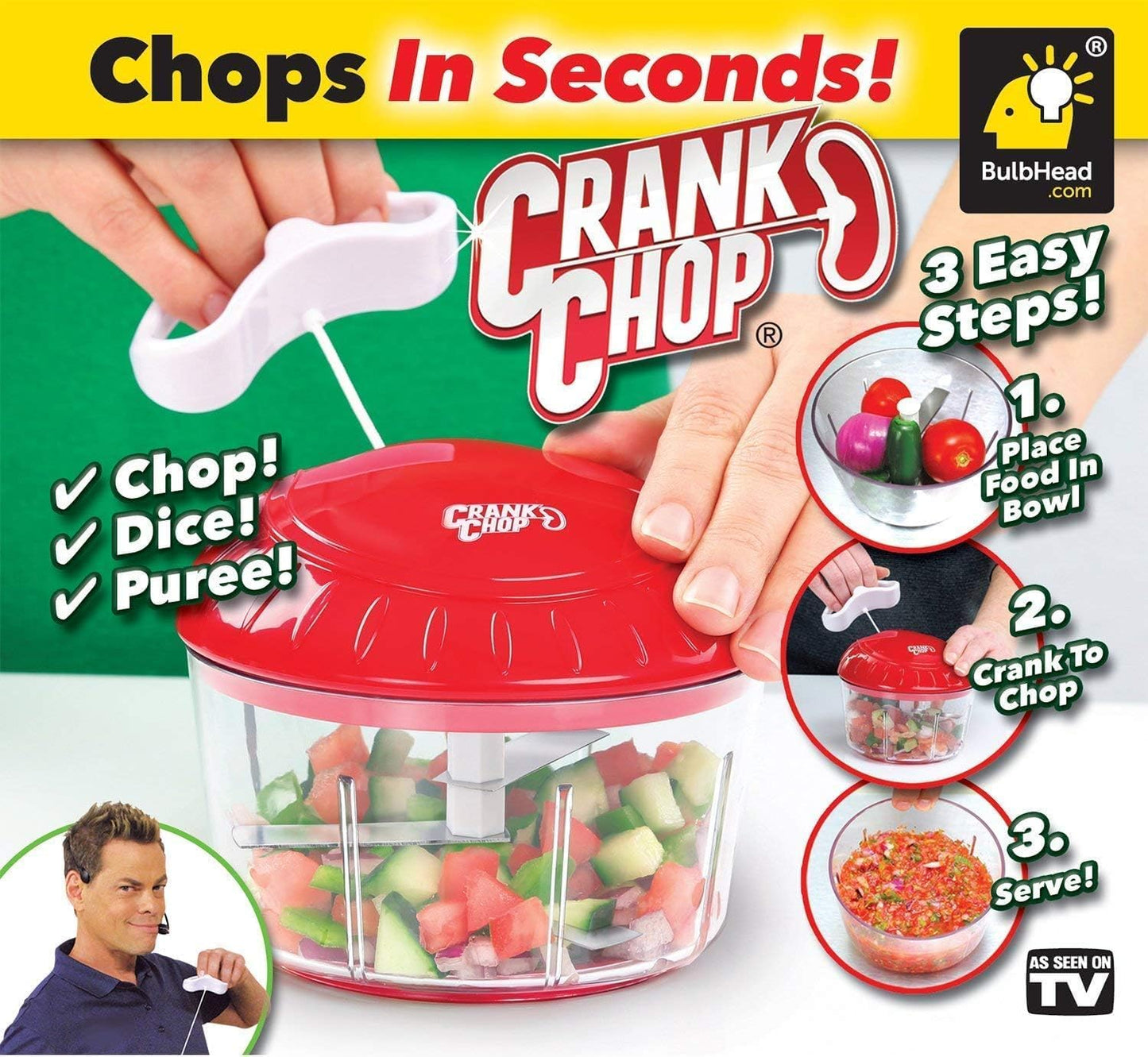 Crank Chop Food Chopper