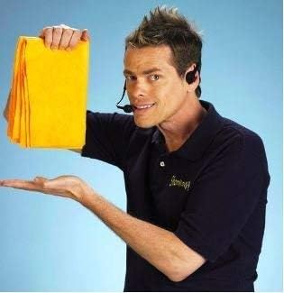 ShamWow The Original Super Absorbent Multi-Purpose Cleaning Shammy Towel Cloth