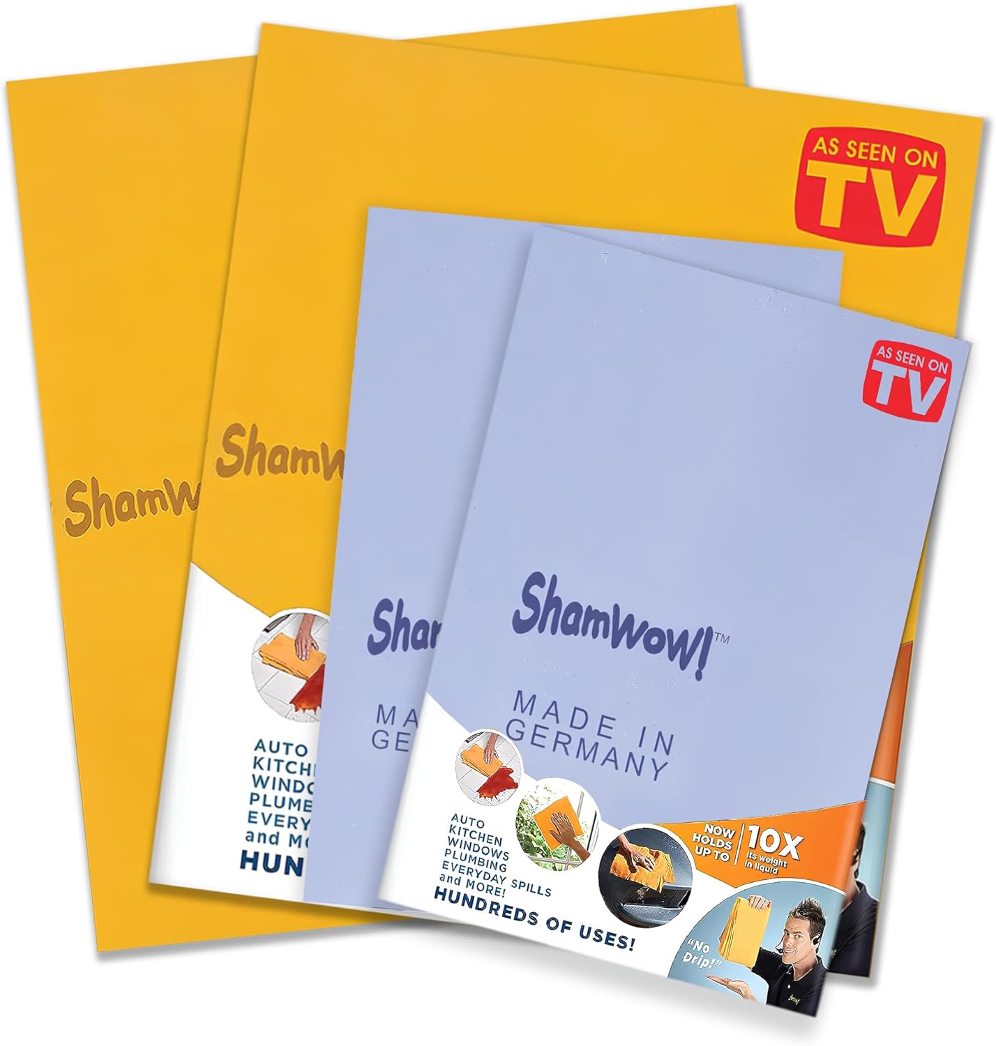 The Shamwow Special Bundle Pack, Includes Large & Mini Towels