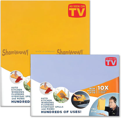 The Shamwow Special Bundle Pack, Includes Large & Mini Towels