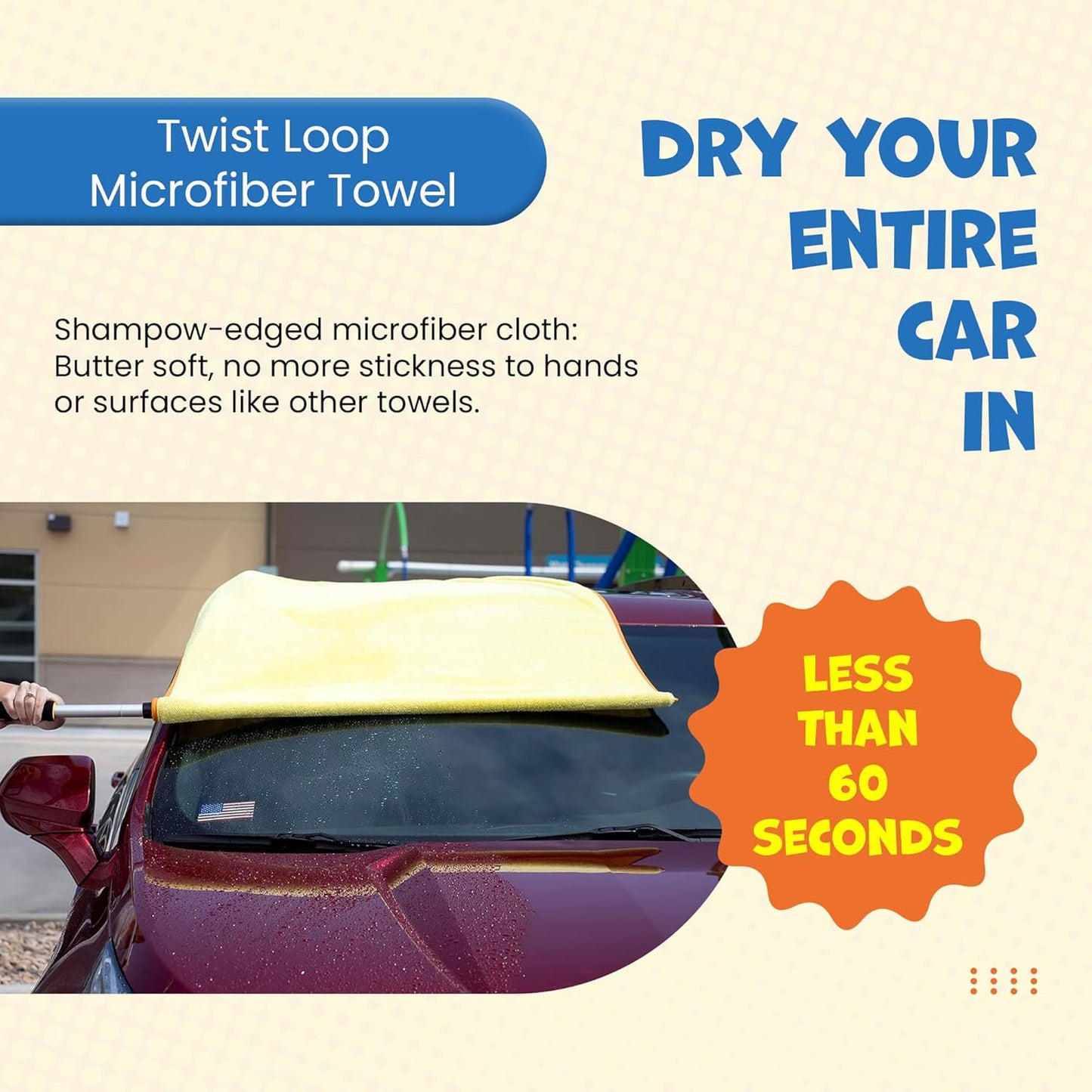 ShamPow Car Drying Microfiber Towel