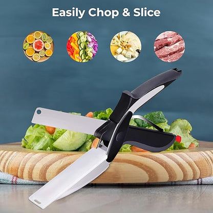 Slap Chop Hover Cutter 2in1 Kitchen Scissors & Cutting Board