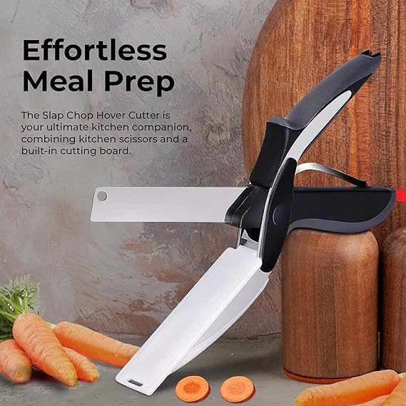 Slap Chop Hover Cutter 2in1 Kitchen Scissors & Cutting Board